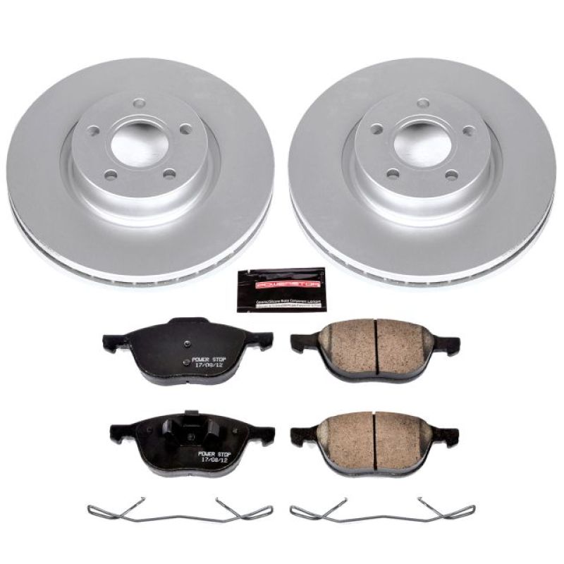Power Stop 13-17 Ford C-Max Front Z23 Evolution Sport Coated Brake Kit Brake Kits - Performance D&S PowerStop