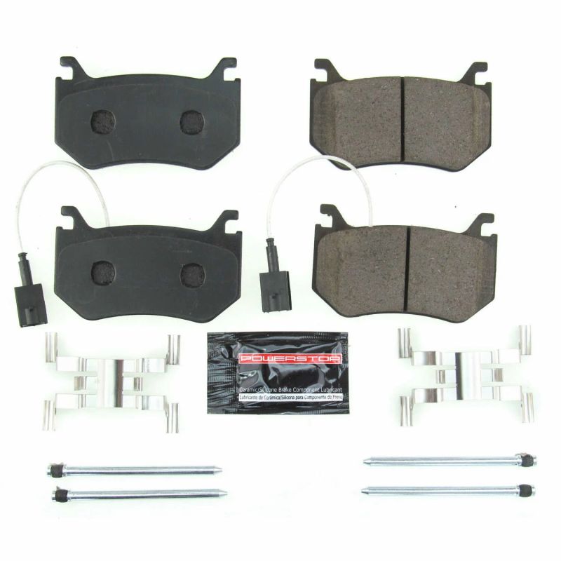 Power Stop 17-18 Alfa Romeo Giulia Rear Z23 Evolution Sport Brake Pads w/Hardware Brake Pads - Performance PowerStop