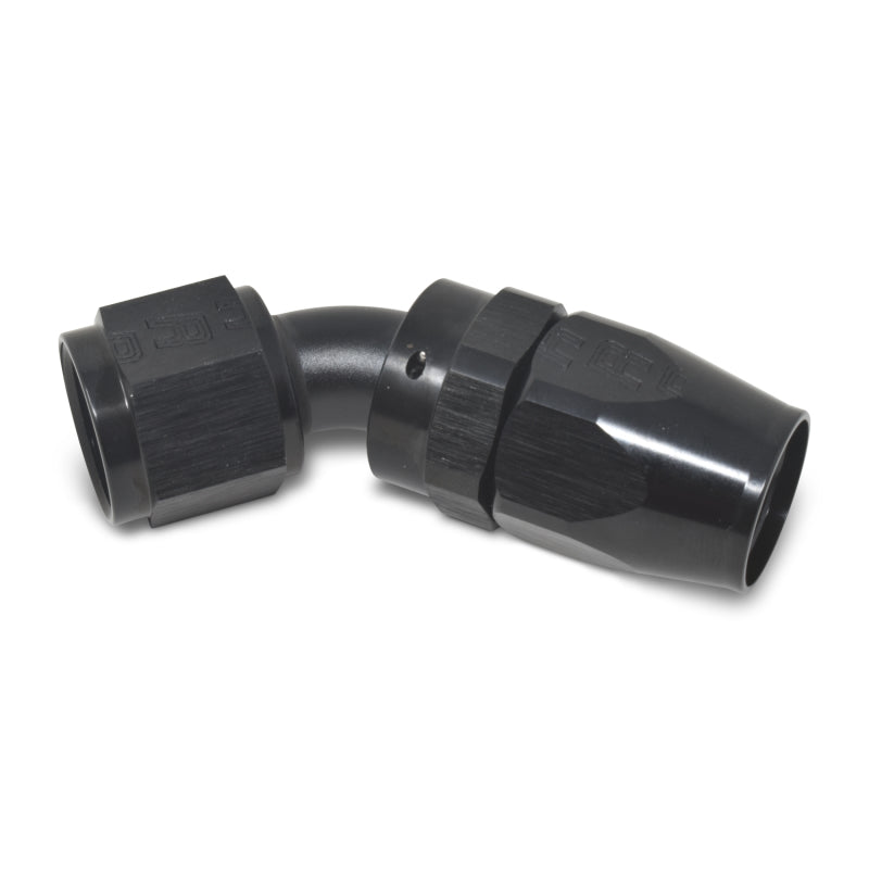 Russell Performance -6 AN Black 45 Degree Full Flow Hose End Fittings Russell