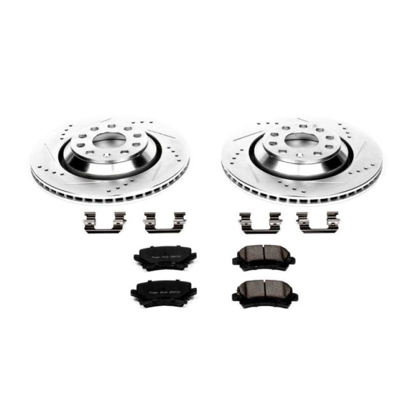 Power Stop 09-17 Volkswagen CC Rear Z23 Evolution Sport Brake Kit Brake Kits - Performance D&S PowerStop