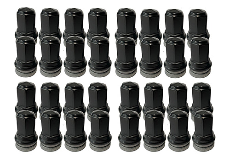 Ford Racing M14 x 1.5 Black Lug Nut - Set of 32 Lug Nuts Ford Racing