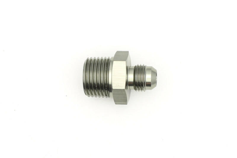 DeatschWerks 6AN Male Flare To 1/2in. Male NPT Adapter Fittings DeatschWerks