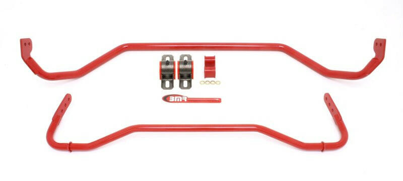 BMR 08-09 Pontiac G8 Front & Rear Sway Bar Kit w/ Bushings - Red Sway Bars BMR Suspension