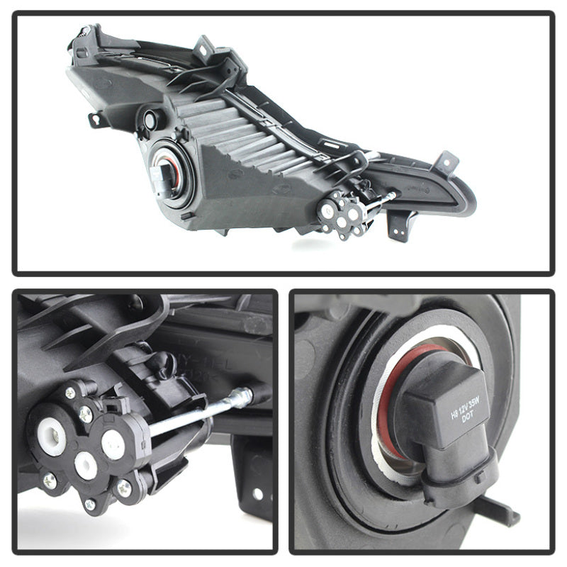 Spyder Hyundai Elantra 2014+ OEM Style Fog Lights W/Switch Clear FL-HYE2014-C Fog Lights SPYDER