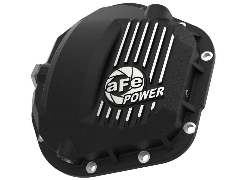 aFe Pro Series Dana 60 Front Differential Cover Black w/ Machined Fins 17-20 Ford Trucks (Dana 60) Diff Covers aFe