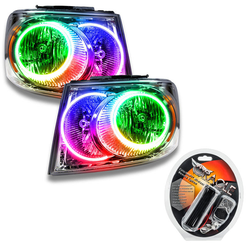 Oracle 07-09 Dodge Durango SMD HL - Chrome - ColorSHIFT Headlights ORACLE Lighting