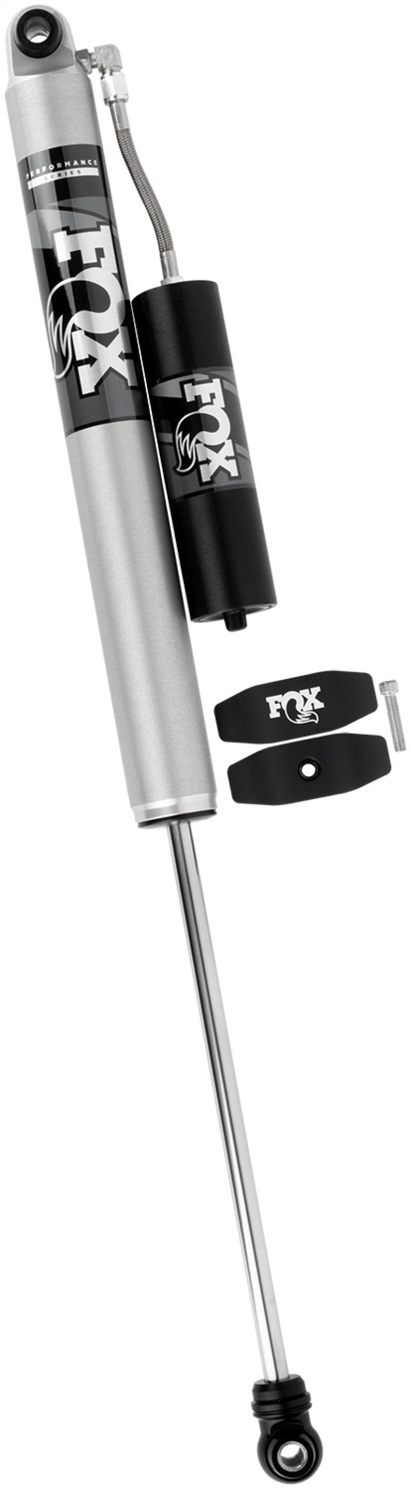 Fox 17-18 Ford F250 2.0 Perf Series Smooth Body Remote Res. Rear Shock - 4-6in Lift Shocks and Struts FOX