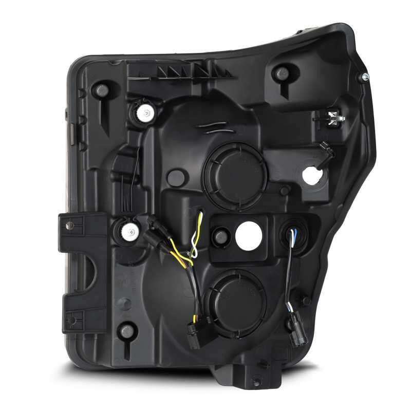 AlphaRex 11-16 Ford F-350 SD NOVA LED Proj Headlights Plank Style Chrm w/Activ Light/Seq Signal Headlights AlphaRex