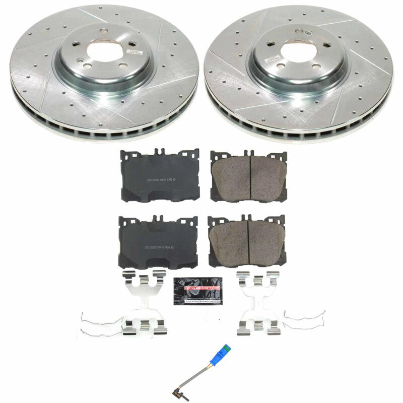 Power Stop 22-23 Mercedes-Benz E53 AMG Front Z23 Evolution Brake Kit Brake Kits - Performance D&S PowerStop