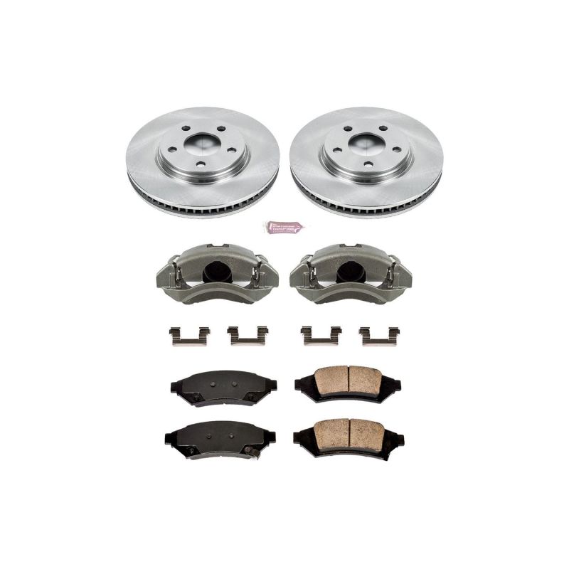 Power Stop 2004 Pontiac Grand Prix Front Autospecialty Brake Kit w/Calipers Brake Kits - OE PowerStop