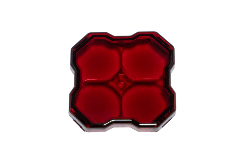 Diode Dynamics Stage Series Rock Lights - Red Clear Lens Light Accessories and Wiring Diode Dynamics