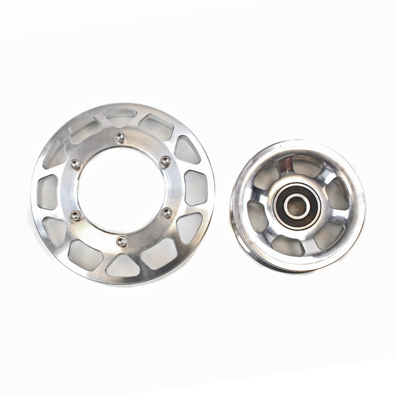 Industrial Injection 07-18 Dodge Cummins 5.9L/6.7L Common Rail Billet Pulley Kit Pulleys - Crank, Underdrive Industrial Injection