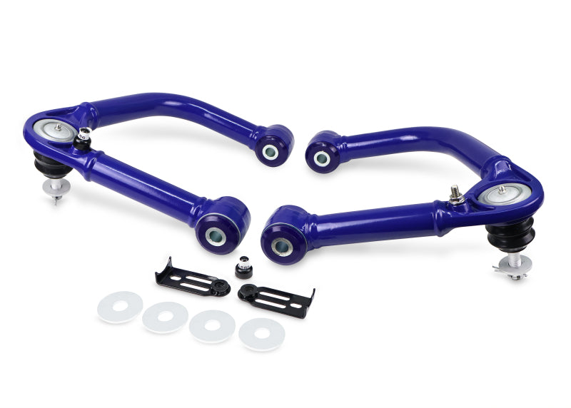 SuperPro 22-23 Toyota Tundra Fixed Offset Front Upper Control Arm Set Control Arms Superpro