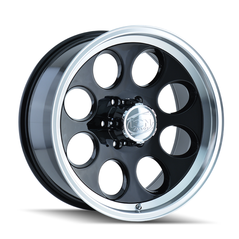 ION Type 171 17x9 / 6x139.7 BP / 0mm Offset / 106mm Hub Black/Machined Wheel Wheels - Cast ION Wheels