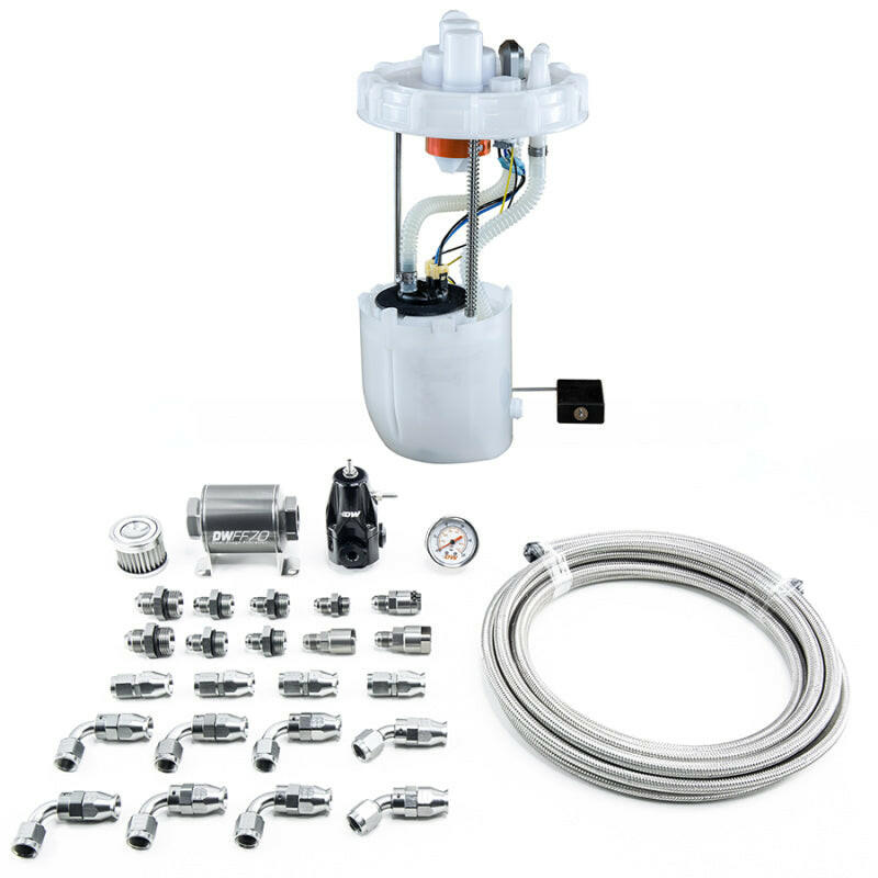 DeatschWerks 12-15 Honda Civic Si/13-15 Acura ILX DW400 Pump Module & Return Kit w/PTFE Fuel Lines Fuel Pumps DeatschWerks