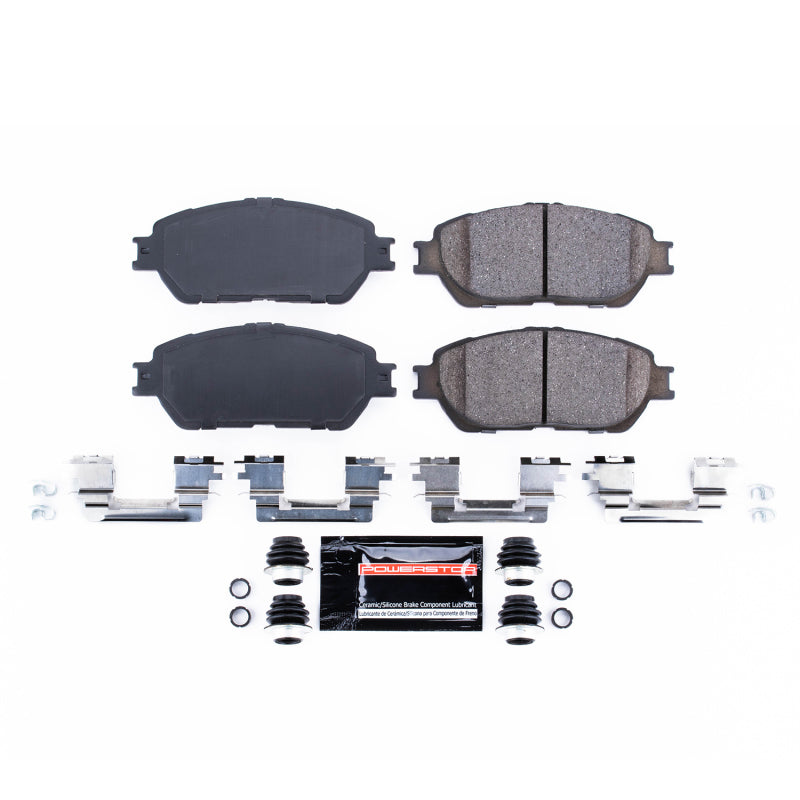Power Stop 05-07 Toyota Avalon Front Z23 Evolution Sport Brake Pads w/Hardware Brake Pads - Performance PowerStop