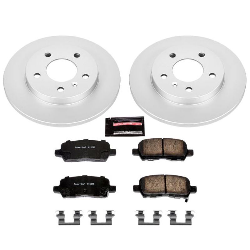 Power Stop 05-09 Buick Allure Rear Z17 Evolution Geomet Coated Brake Kit Brake Kits - Performance Blank PowerStop