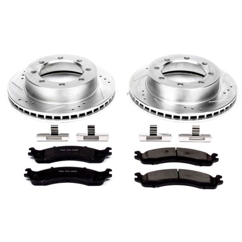 Power Stop 95-99 Ford F-250 Front Z23 Evolution Sport Brake Kit Brake Kits - Performance D&S PowerStop