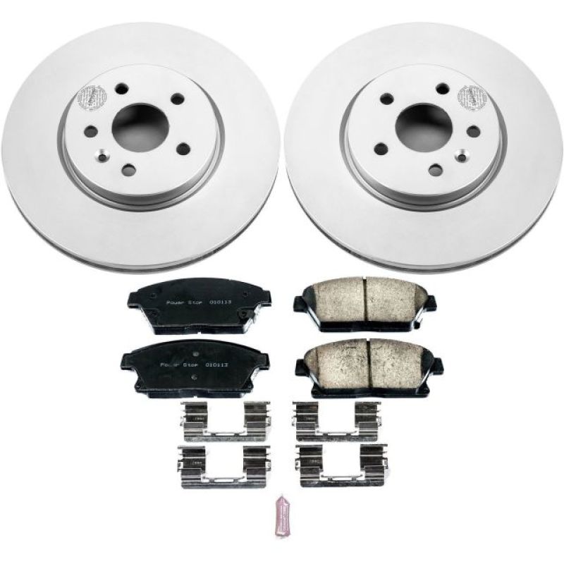 Power Stop 15-16 Chevrolet Trax Front Z17 Evolution Geomet Coated Brake Kit Brake Kits - Performance Blank PowerStop