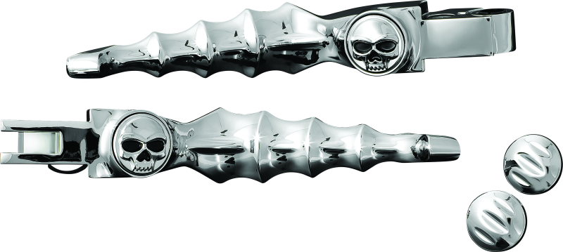 Kuryakyn Zombie Levers 96-Up Cable Chrome Levers Kuryakyn