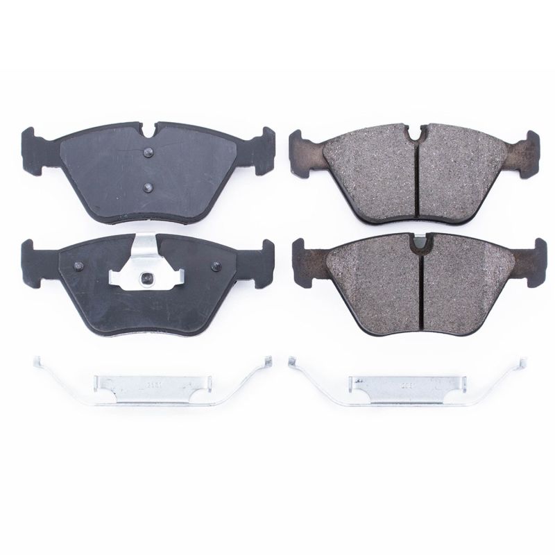 Power Stop 01-06 BMW 330Ci Front Z17 Evolution Ceramic Brake Pads w/Hardware Brake Pads - OE PowerStop
