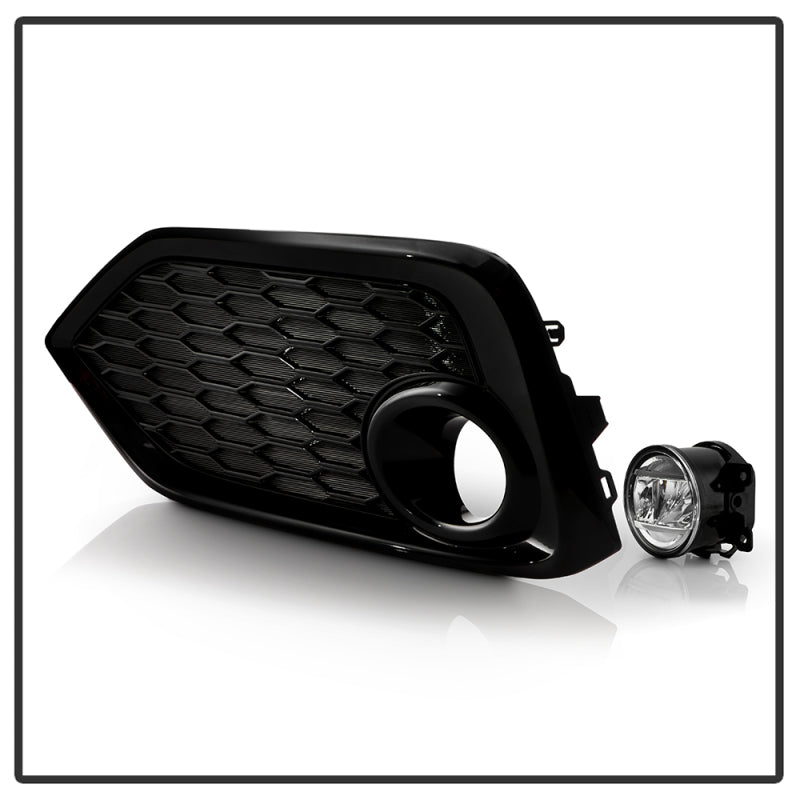 Spyder 16-17 Honda Civic Hatchback (Hatch Only) OEM LED Fog Light w/Switch - Clear (FL-HC2017-LED-C) Fog Lights SPYDER