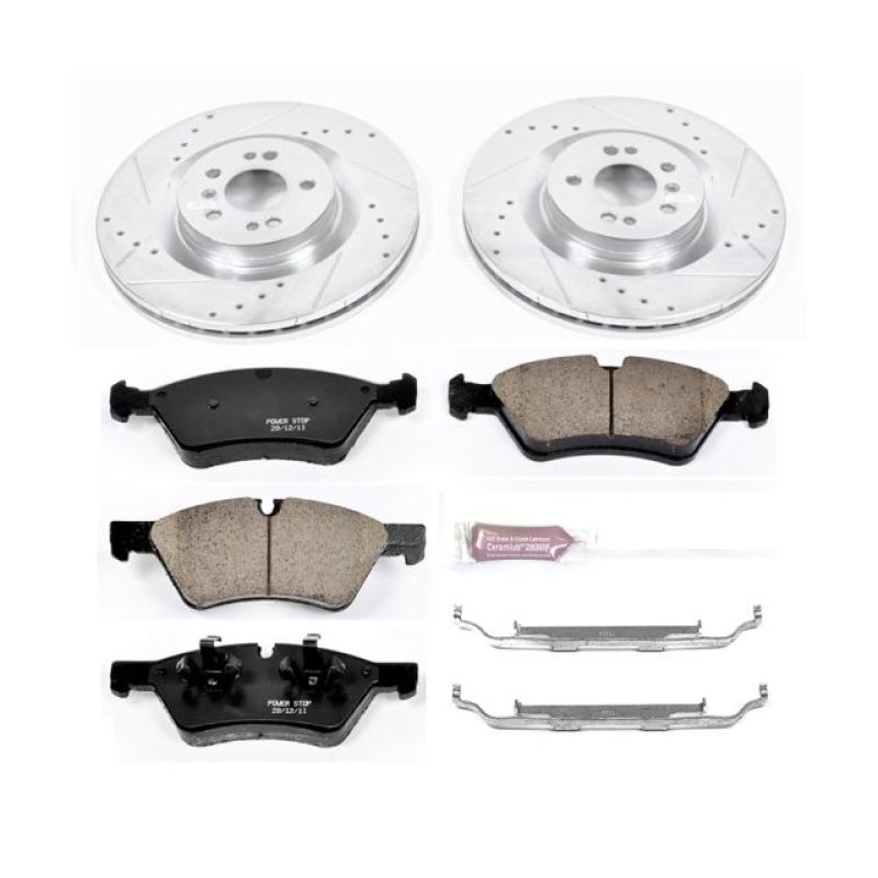 Power Stop 05-06 Mercedes-Benz G55 AMG Front Z23 Evolution Sport Brake Kit Brake Kits - Performance D&S PowerStop