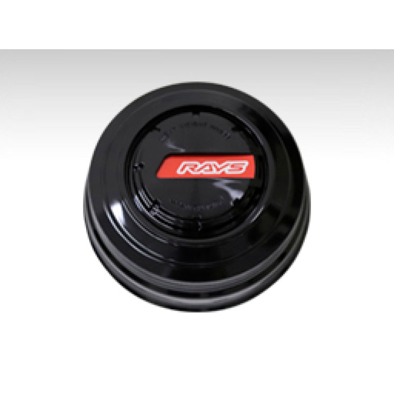 Gram Lights Rays LPS Center Cap - Black / Red Wheel Center Caps Gram Lights