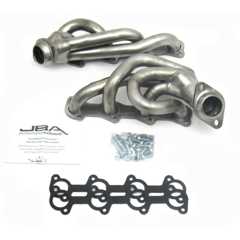 JBA 99-04 Ford Lightning 5.4L 1-5/8in Stainless Steel Shorty Header Headers & Manifolds JBA