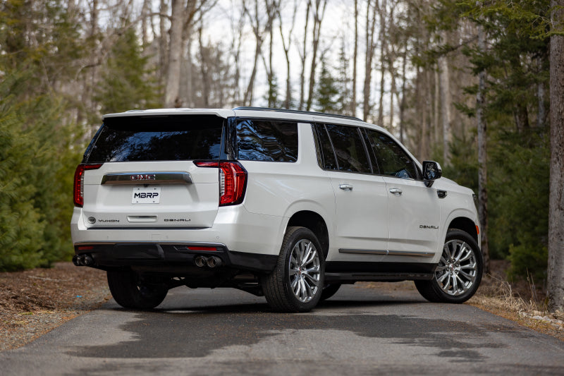 MBRP 21-24 Chevrolet Suburban XL 5.3L 3in Aluminized 2.5in Dual Split Carbon Fiber Cat-back Catback MBRP