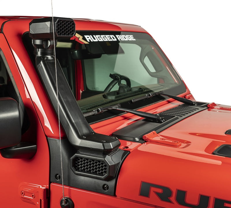 Rugged Ridge AmFib Low/High Mount Snorkel System 18-20 Jeep Wrangler JL 2020 JT Air Intake Components Rugged Ridge