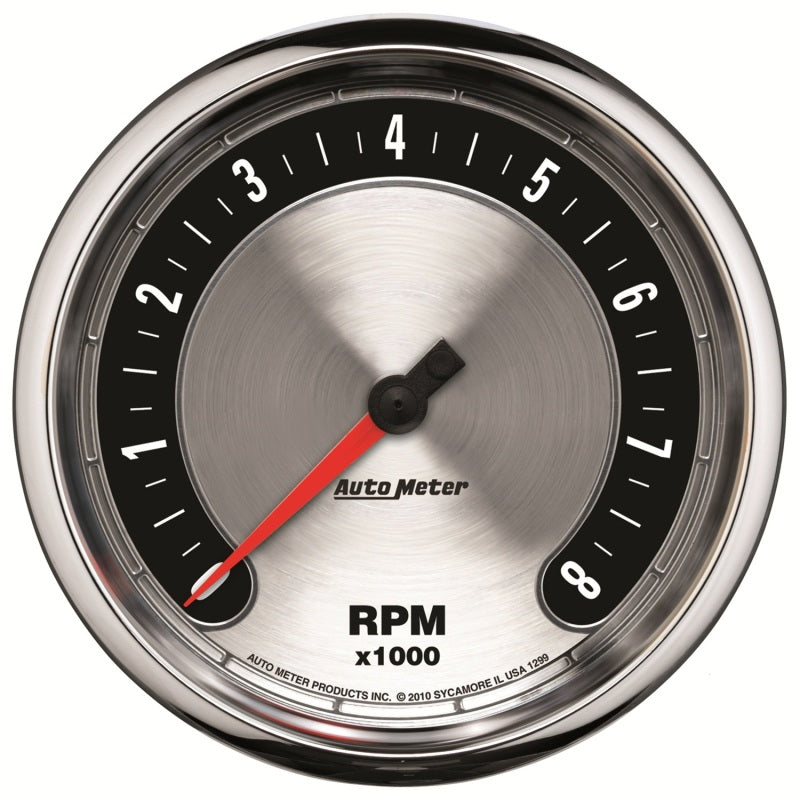 Autometer American Muscle 5in. 0-8K RPM In-Dash Tachometer Gauge Gauges AutoMeter
