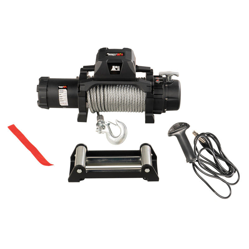Rugged Ridge Trekker C12.5 Winch 12500lb Cable Wired Winches Rugged Ridge