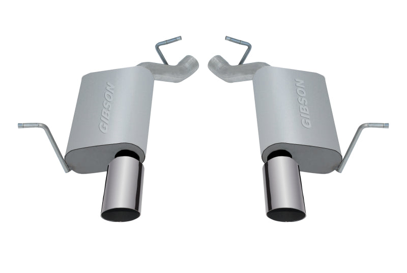 Gibson 11-18 Dodge Durango R/T 5.7L 2.25in Axle-Back Dual Exhaust - Aluminized Axle Back Gibson