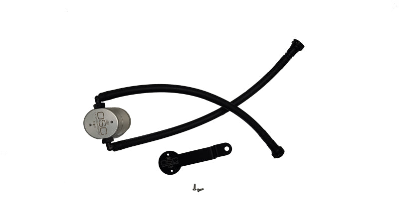 J&L 14-18 Chevy Silverado 1500 / 14-18 GMC Sierra 1500 4.3L V6 Oil Separator - Clear Anodized Oil Separators J&L