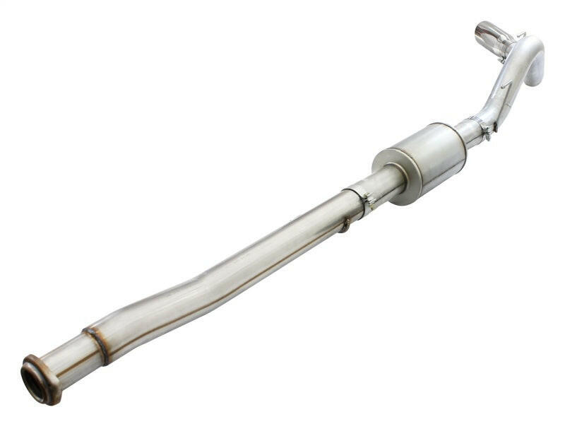 aFe Atlas Exhausts 4in Cat-Back Aluminized Steel Exhaust 2015 Ford F-150 V6 3.5L (tt) Polished Tip Catback aFe