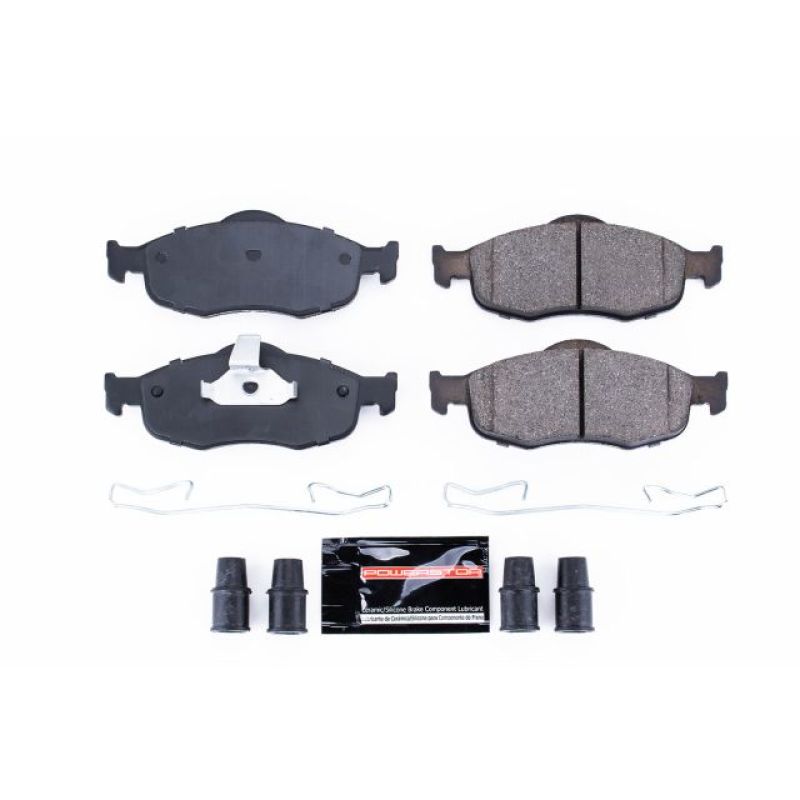 Power Stop 95-00 Ford Contour Front Z23 Evolution Sport Brake Pads w/Hardware Brake Pads - Performance PowerStop