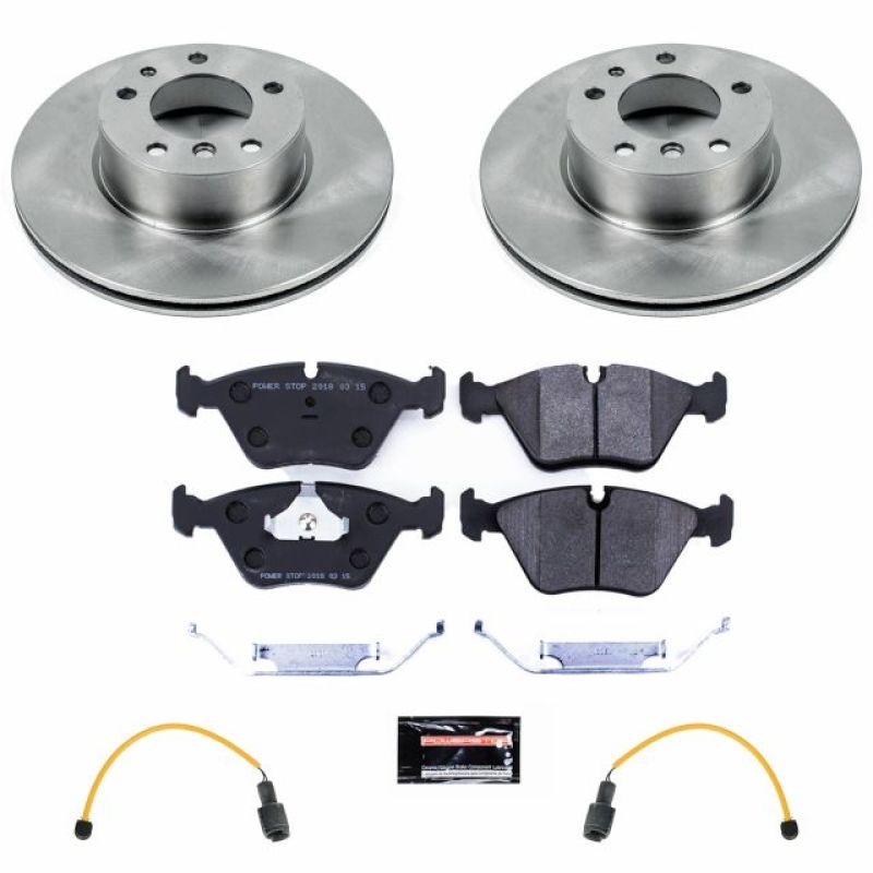 Power Stop 1989 BMW 525i Front Track Day SPEC Brake Kit Brake Kits - Performance Blank PowerStop