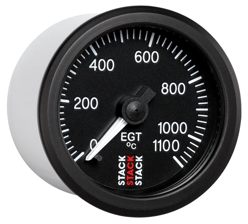 Autometer Stack 52mm 0-1100 Deg C Pro Stepper Motor Exhaust Gas Temp Gauge - Black Gauges AutoMeter