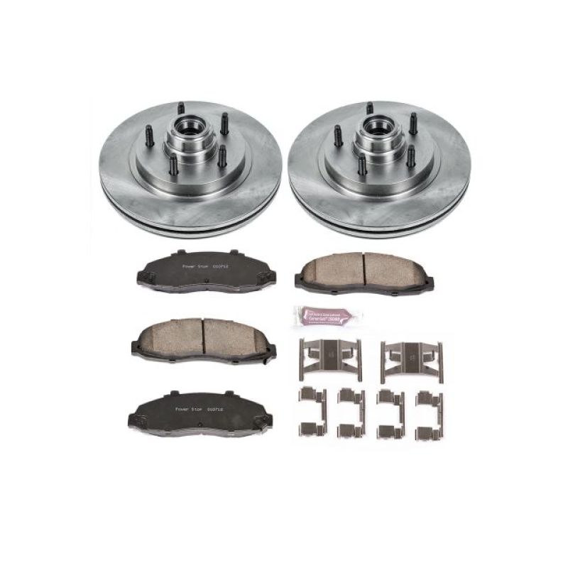 Power Stop 97-00 Ford F-150 Front Autospecialty Brake Kit Brake Kits - OE PowerStop