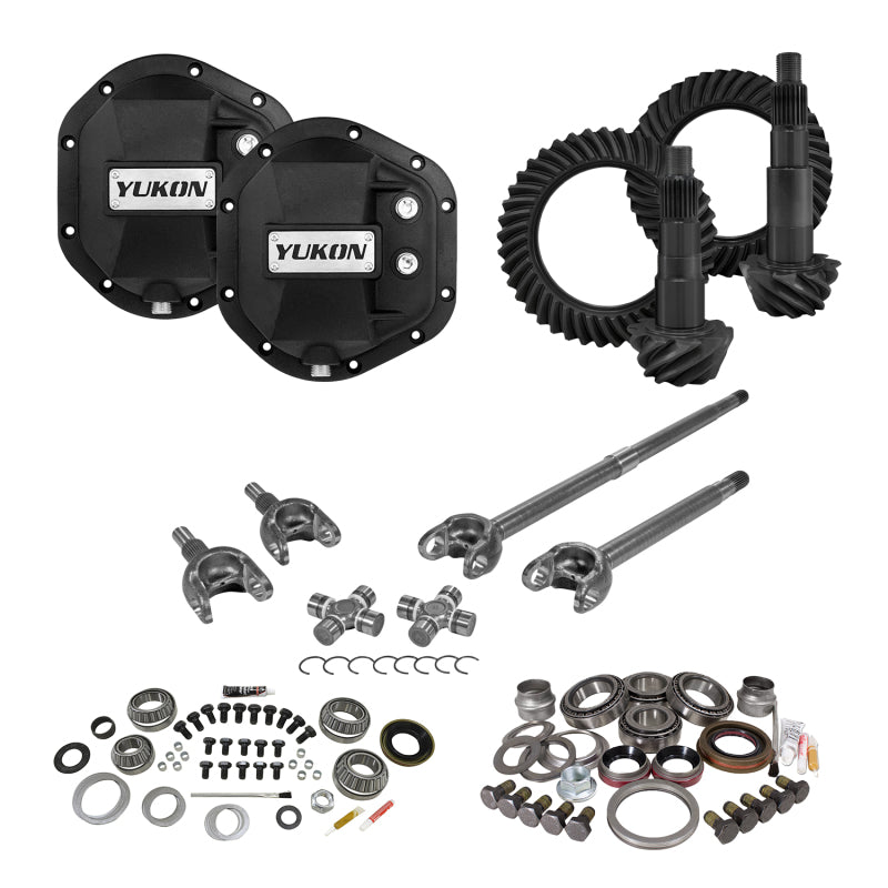 Yukon Gear Jeep JK Rubicon D44 4.88 Ratio Stage 3 Gear Kit Package Differential Install Kits Yukon Gear & Axle