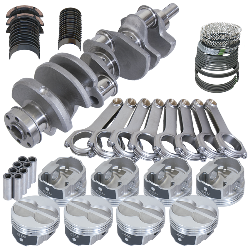 Eagle Ford 351W SVO 4.000in Crank 2.750in Mains 6.200in H-Beam 4.040in Pistons Rotating Assembly Rotating Assemblies Eagle
