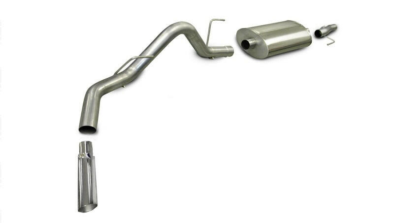 Corsa 2009-2010 Ford F-150 4.6L V8 Polished Sport Cat-Back Exhaust Catback CORSA Performance