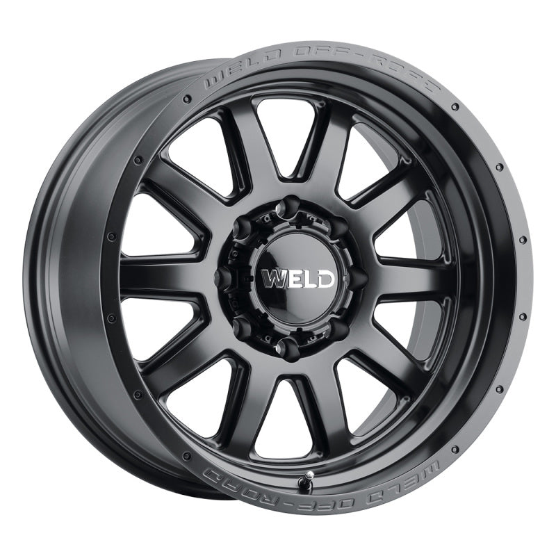 Weld Off-Road W101 20X10 Stealth 8X165.1 ET-18 BS4.75 Satin Black 125.1 Wheels - Forged Weld