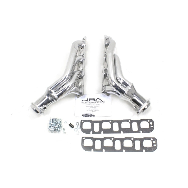 JBA 15-20 Chrysler 6.2/6.4L HEMI 1 7/8in Primary Silver Ctd Cat4Ward Header Headers & Manifolds JBA