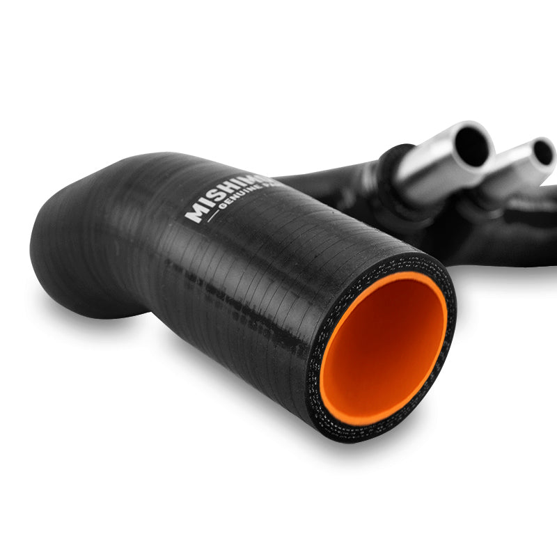 Mishimoto 2018+ Jeep Wrangler JL / Gladiator JT 3.6L AT Black Silicone Radiator Coolant Hose Kit Hoses Mishimoto