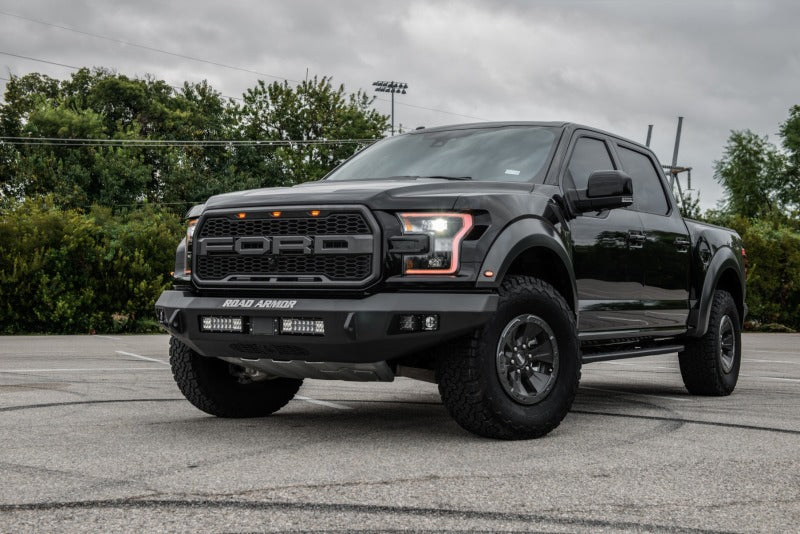 Road Armor 17-20 Ford Raptor Stealth Front Non-Winch Bumper - Tex Blk Bumpers - Steel Road Armor
