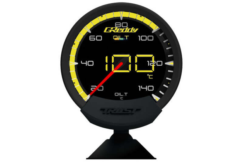 GReddy Sirius Unify Oil Temperature Gauge Set (Sirius Meter w/Oil Temp Sensor Set & Vision Disp) Gauges GReddy