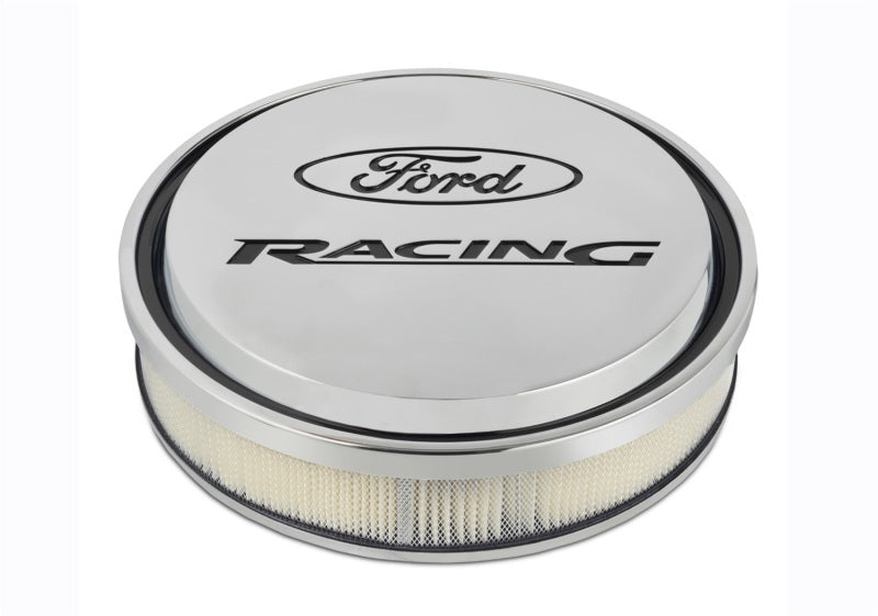 Ford Racing Polished Slant Edge Air Cleaner Air Filters - Universal Fit Ford Racing