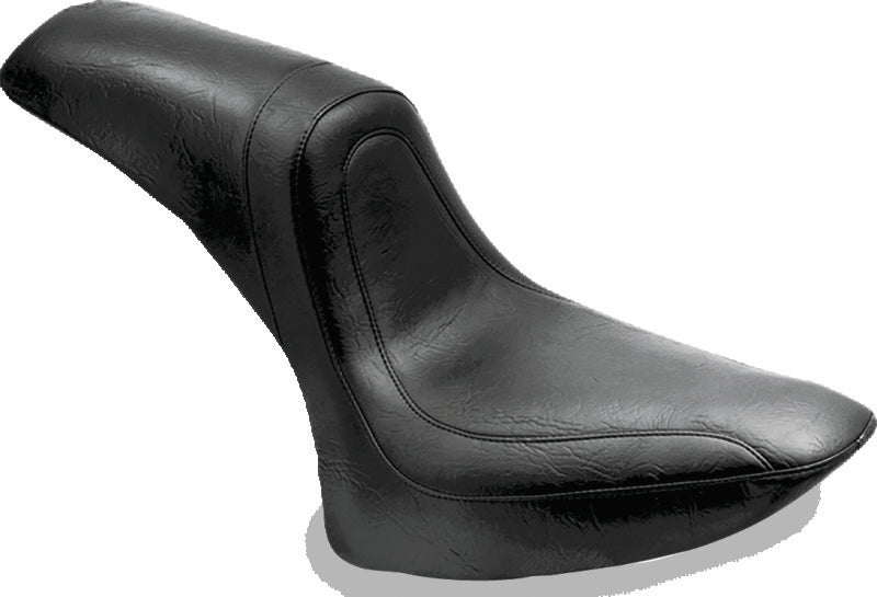 Mustang 84-06 Harley Standard Rear Tire Fastback 1PC Seat - Black One-Piece Motorcycle Seats Mustang Motorcycle